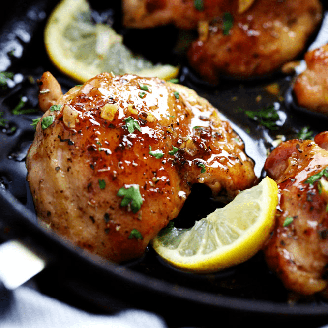 Glazed Lemon Honey Garlic Chicken | The Recipe Critic