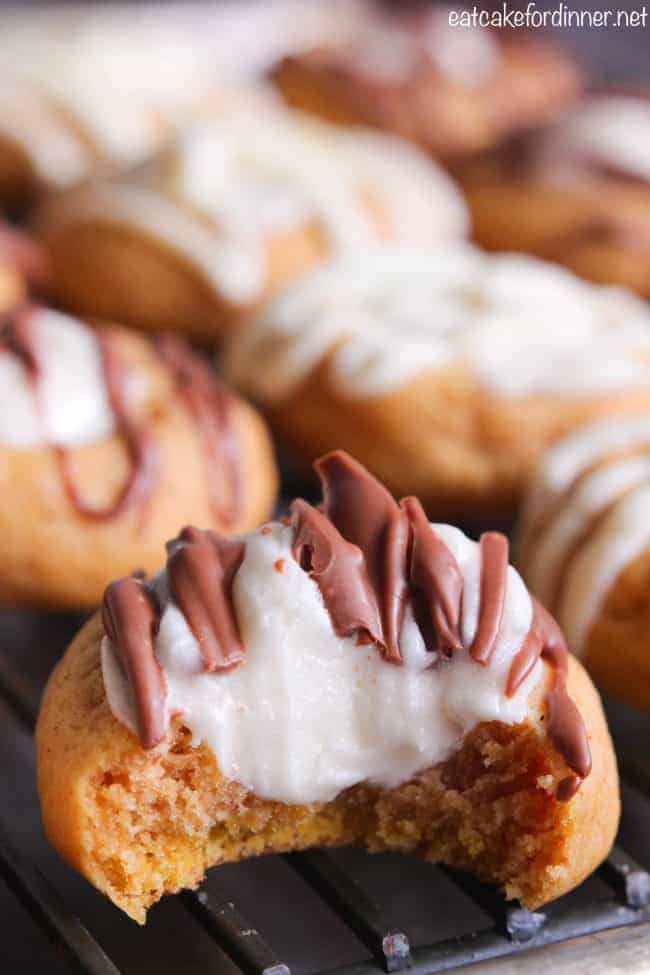 Pumpkin Cream Cheese Thumbprint Cookies - 60