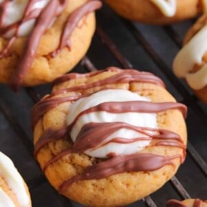 Pumpkin Cream Cheese Thumbprint Cookies - 31