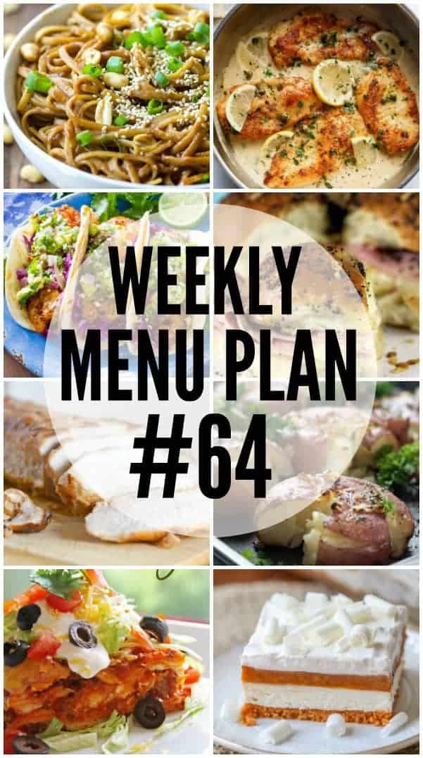 Weekly Menu Plan #64 | The Recipe Critic
