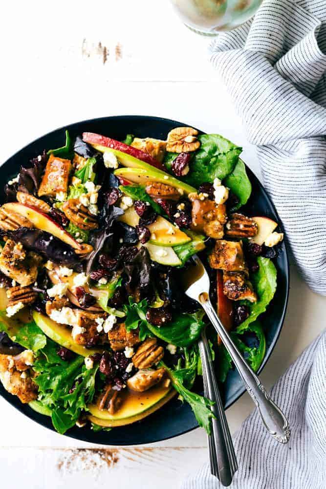 Chicken and Apple Salad with a Honey Dijon Vinaigrette - 55