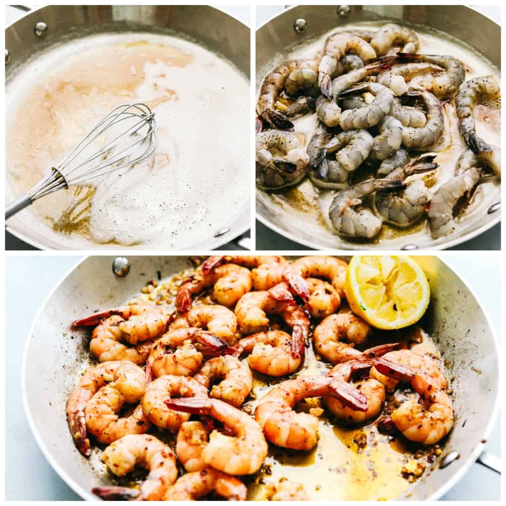 How to make brown butter spicy garlic shrimp