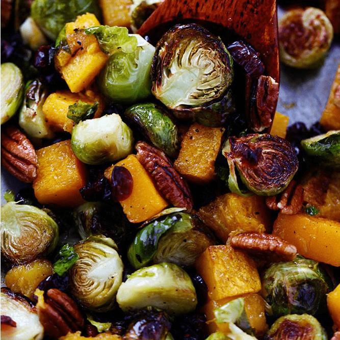 Maple Roasted Brussels Sprouts and Butternut Squash - 39