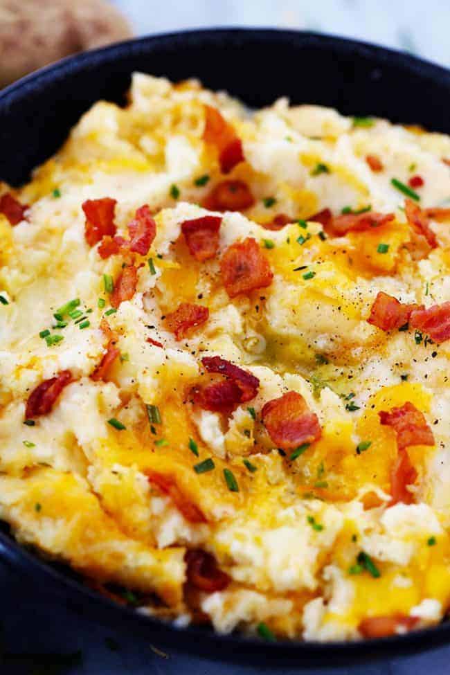 Cheddar Garlic Mashed Potato Casserole - 60