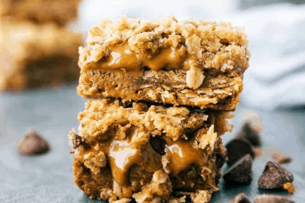 Biscoff Oatmeal Bars