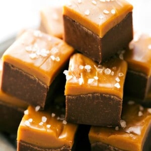 Salted Caramel Chocolate Fudge • MidgetMomma