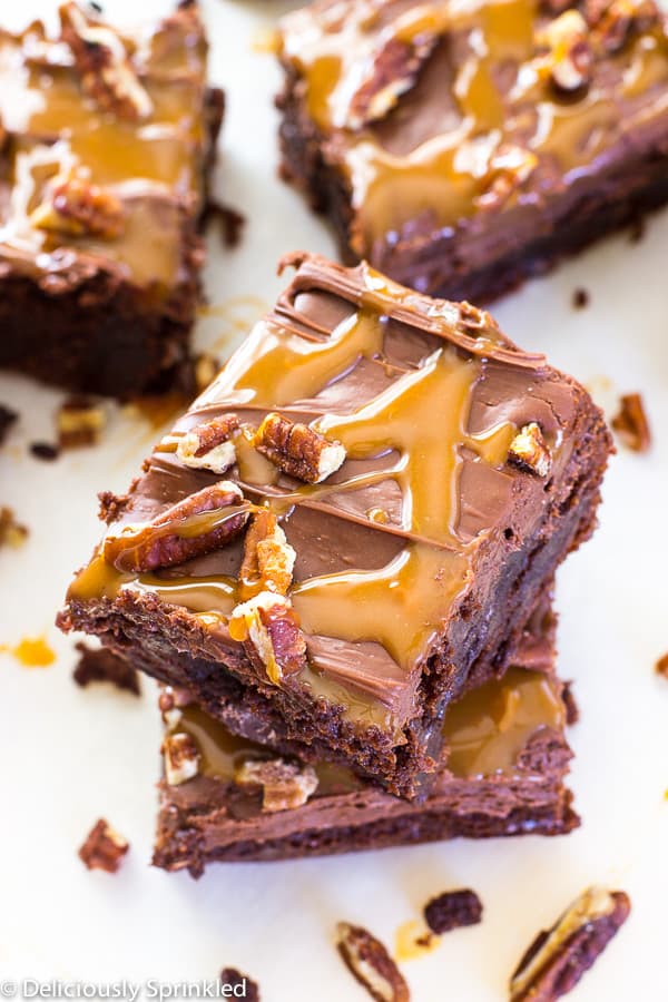 Frosted Turtle Brownies