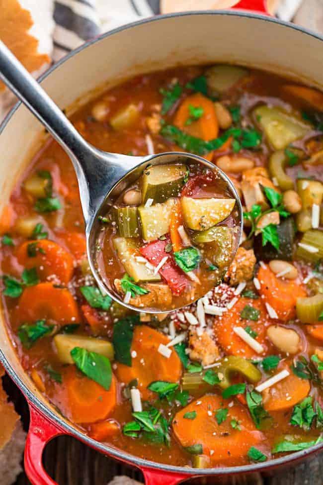 Tuscan Vegetable Chicken Stew - 81