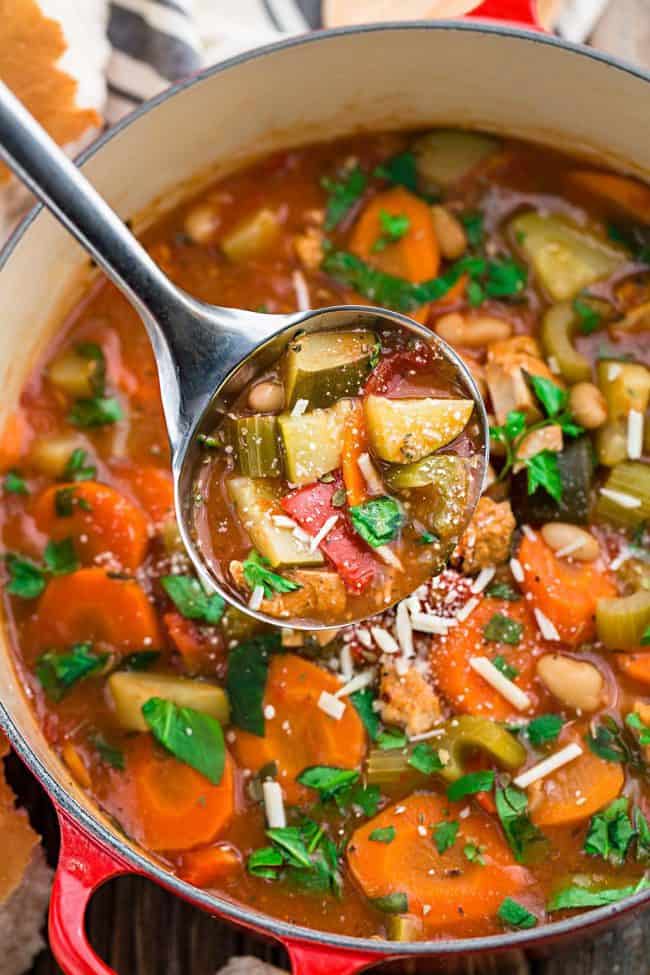 Tuscan Vegetable Chicken Stew - 47