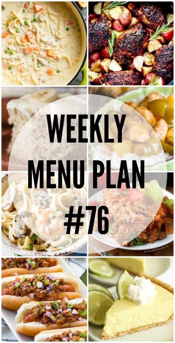 Weekly Menu Plan #76 | The Recipe Critic