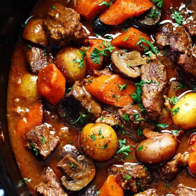 Slow Cooker Beef Bourguignon | The Recipe Critic