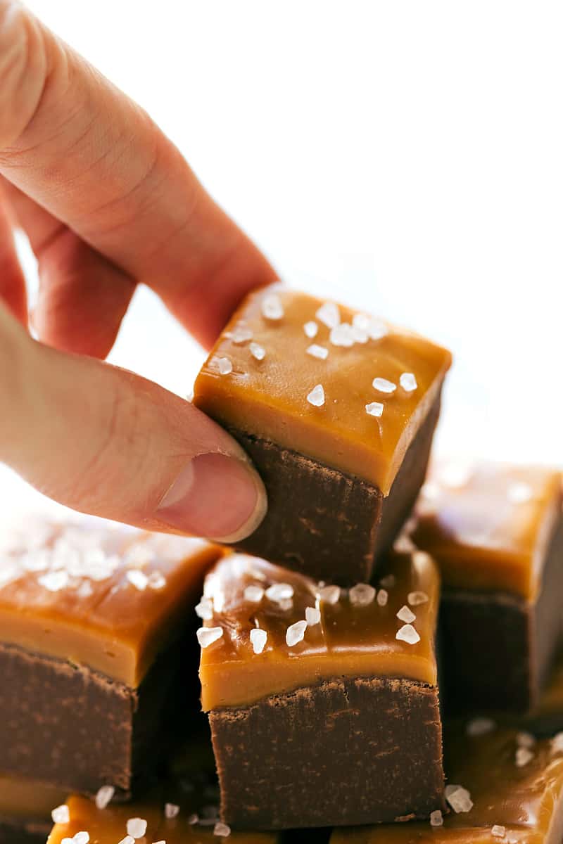 Chocolate Caramel Fudge | The Recipe Critic