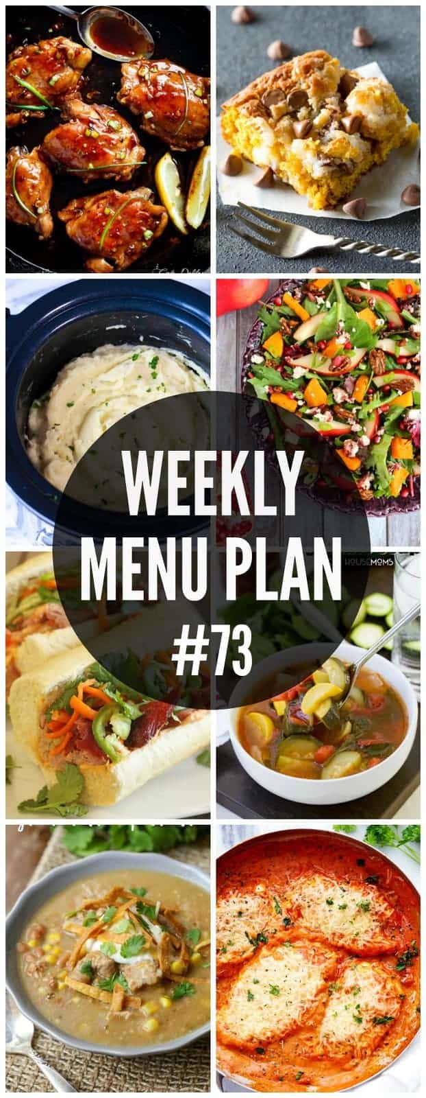 Weekly Menu Plan #73 | The Recipe Critic