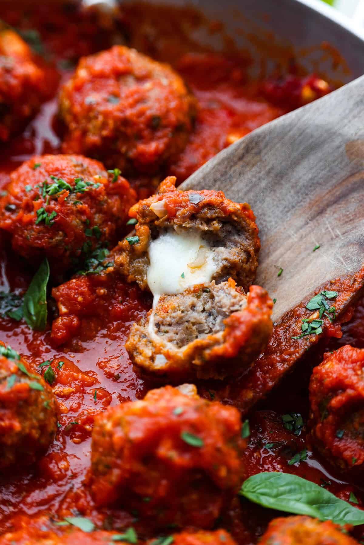 Mozzarella Stuffed Meatballs – The Recipe Critic