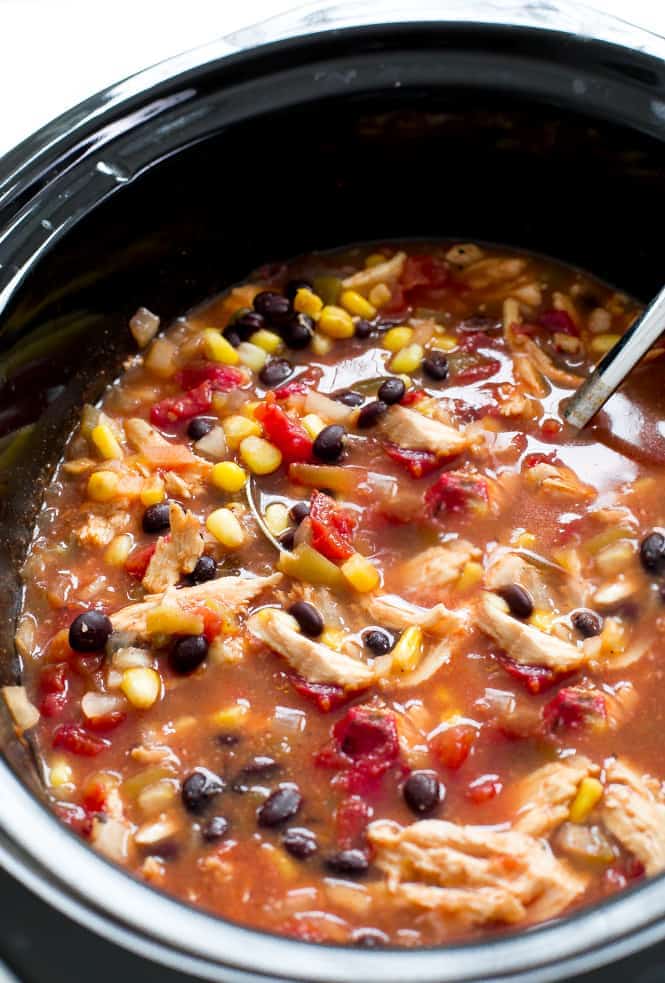 Slow Cooker Enchilada Soup - 49