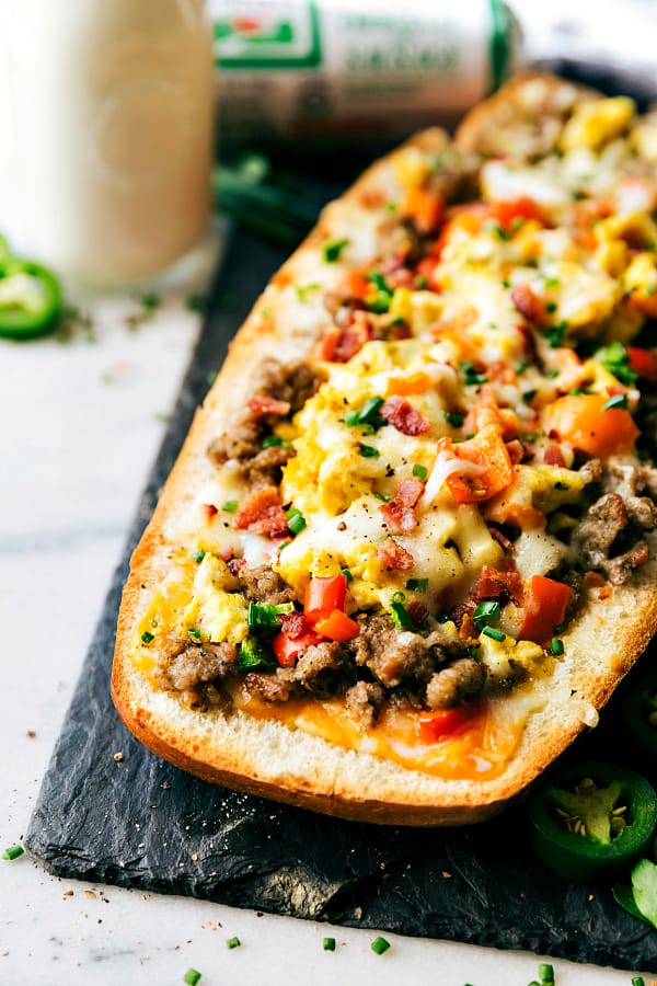 Sausage Stuffed French Bread Boats - 16