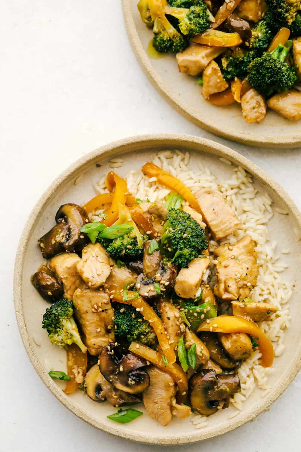 Garlic Sesame Chicken Stir Fry - Spoonful of Flavor