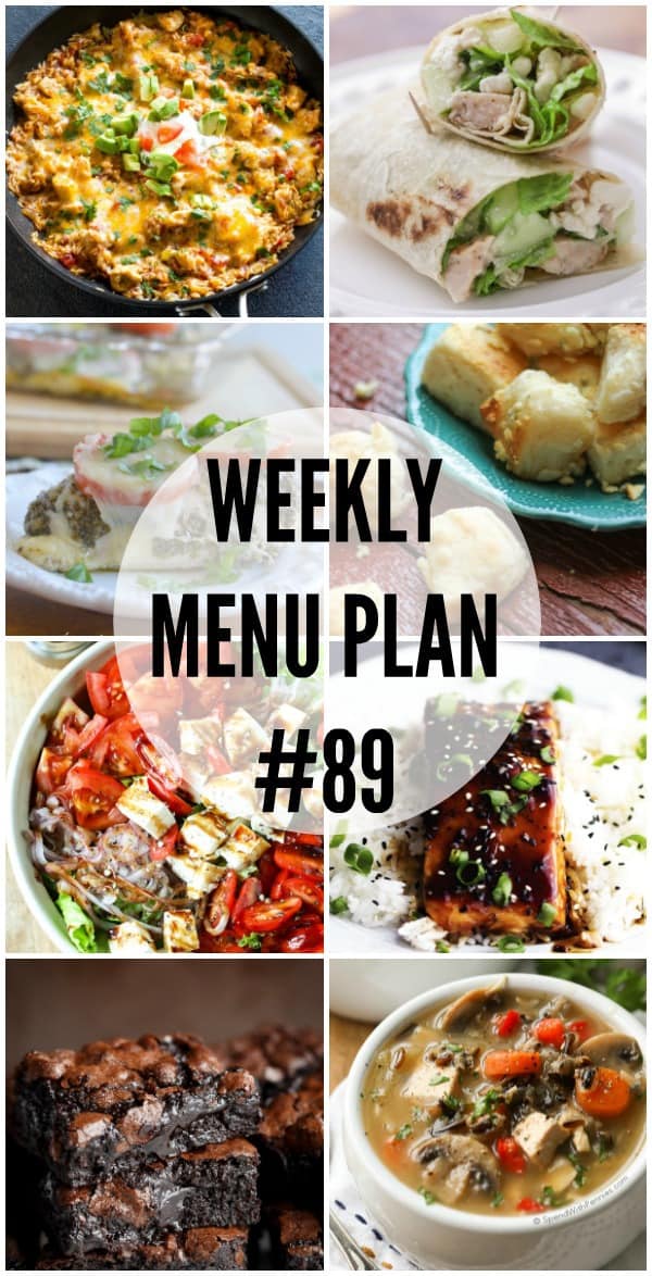 Weekly Menu Plan #89 | The Recipe Critic