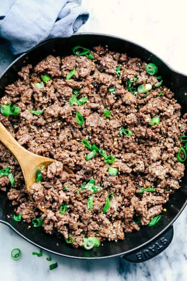 Korean Ground Beef and Rice Bowls - 22