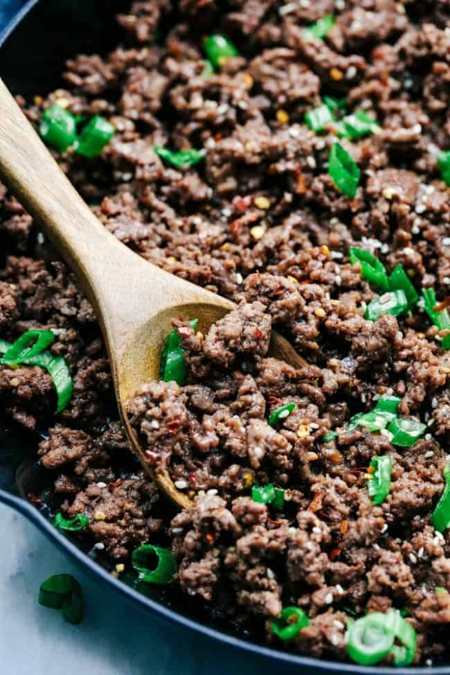 Korean Ground Beef Rice Bowls | Easy Ground Beef Recipes You'll Crave | mexican ground beef recipes