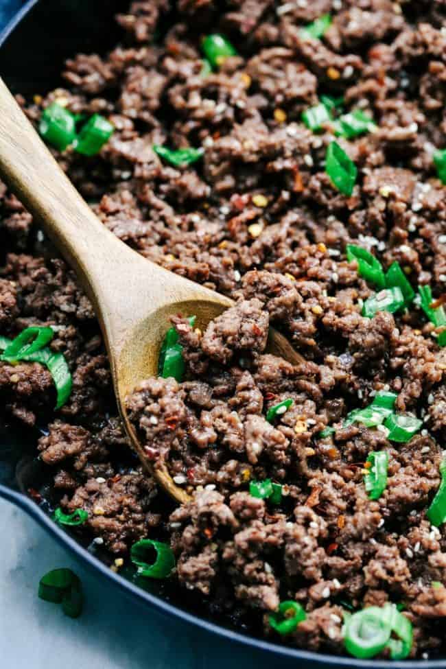 Korean Ground Beef and Rice Bowls 3