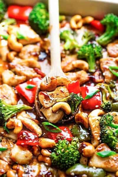 Quick and Easy Sheet Pan Cashew Chicken | The Recipe Critic