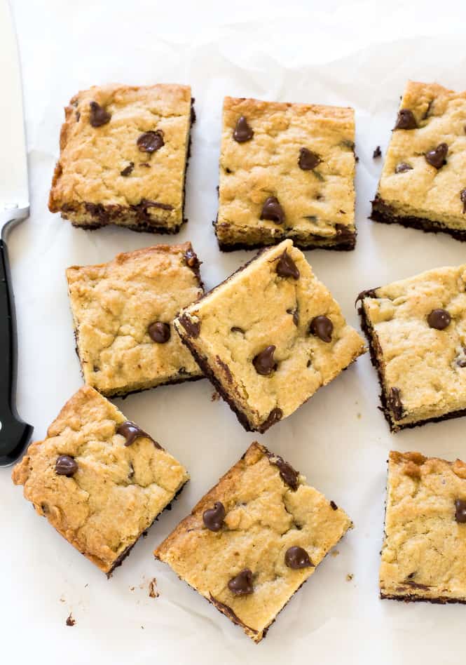 Brookie Bars = Sugar Cookie Bars + Brownies