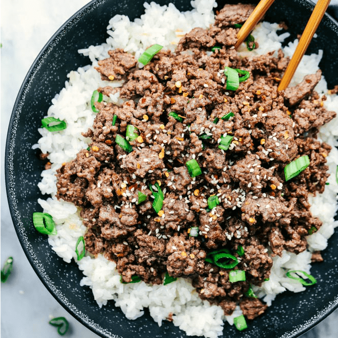 korean-barbeque-ground-beef-rice-bowl