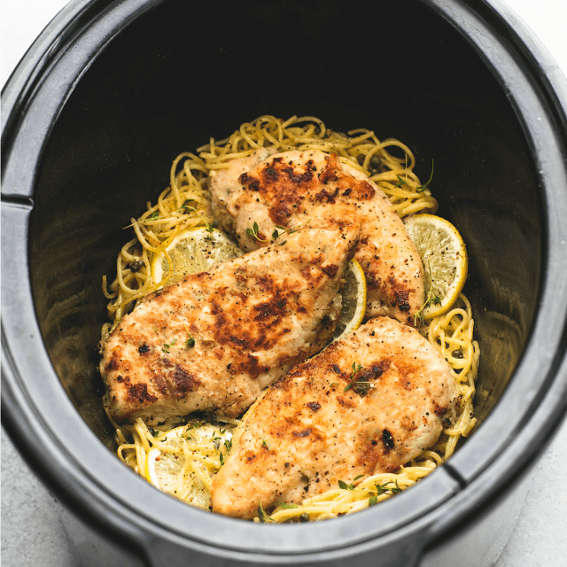 Slow Cooker Lemon Chicken Piccata | The Recipe Critic