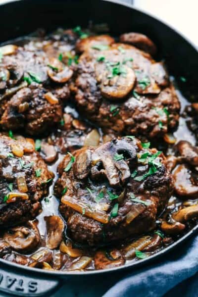 The Best Skillet Salisbury Steak Recipe 