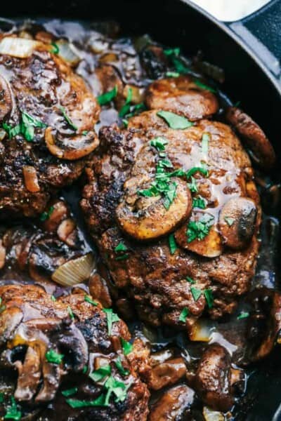 The BEST Skillet Salisbury Steak Recipe | The Recipe Critic