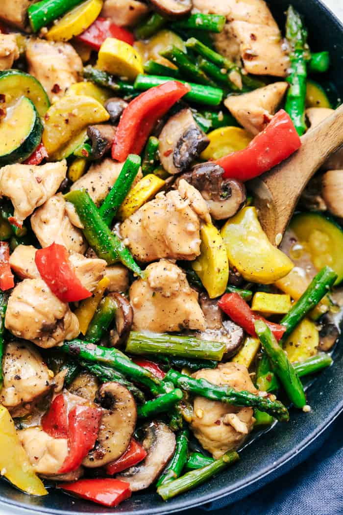 Honey Garlic Chicken Stir Fry - 82