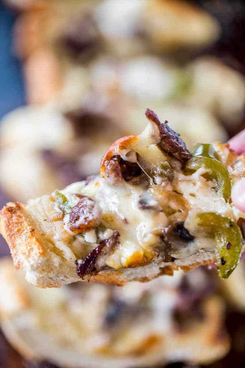 Philly Cheese Steak Cheesy Bread | The Recipe Critic