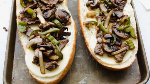 Philly Cheese Steak Cheesy Bread - 88