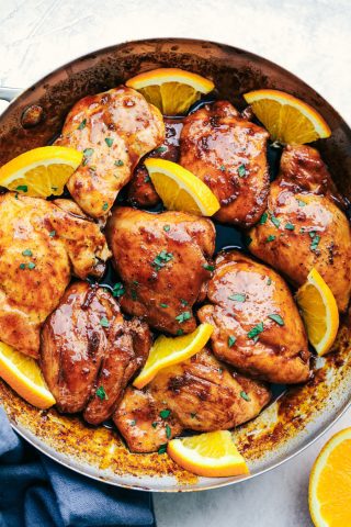 Honey Orange Glazed Chicken | The Recipe Critic