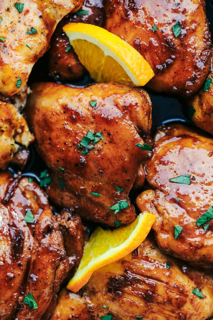 Honey Orange Glazed Chicken