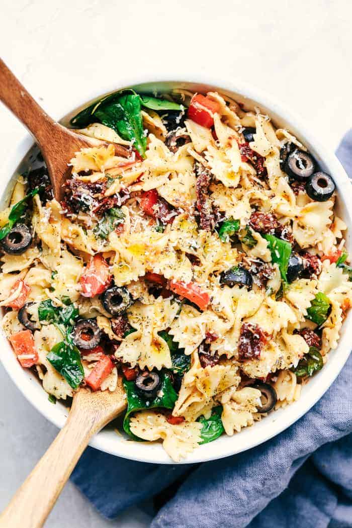 Tuscan Pasta Salad The Recipe Critic