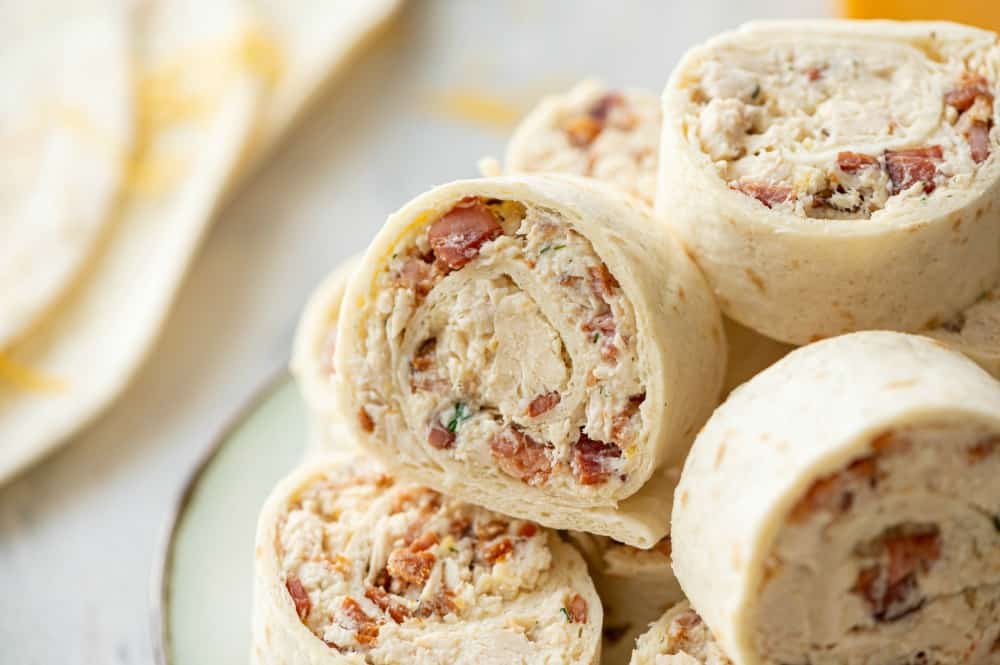 Chicken Bacon Ranch Pinwheels - 57