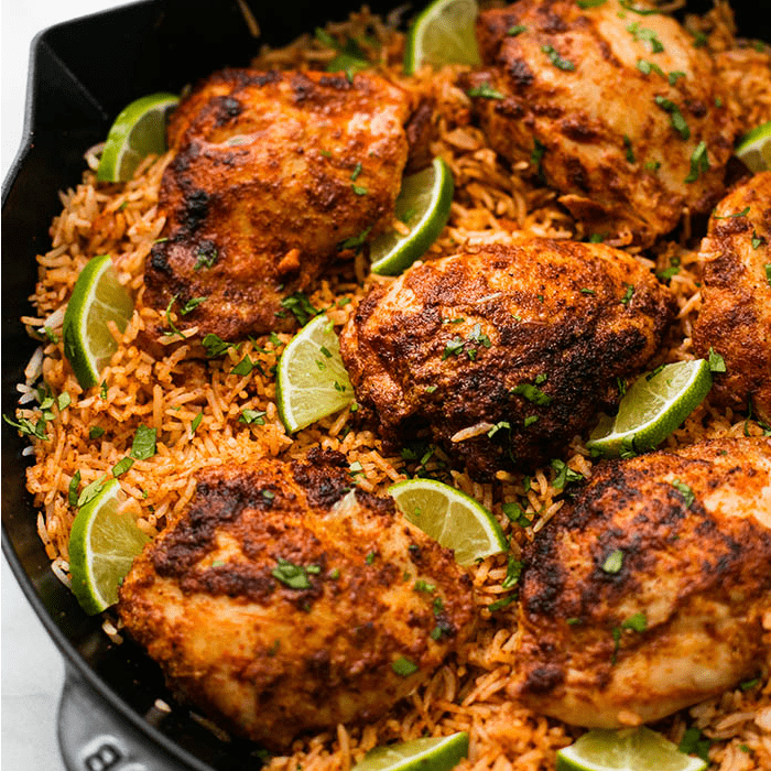 One Pan Chili Lime Chicken and Rice | The Recipe Critic