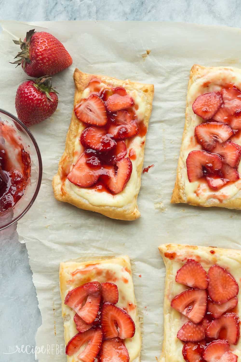 Strawberry Cream Cheese Danishes - 51