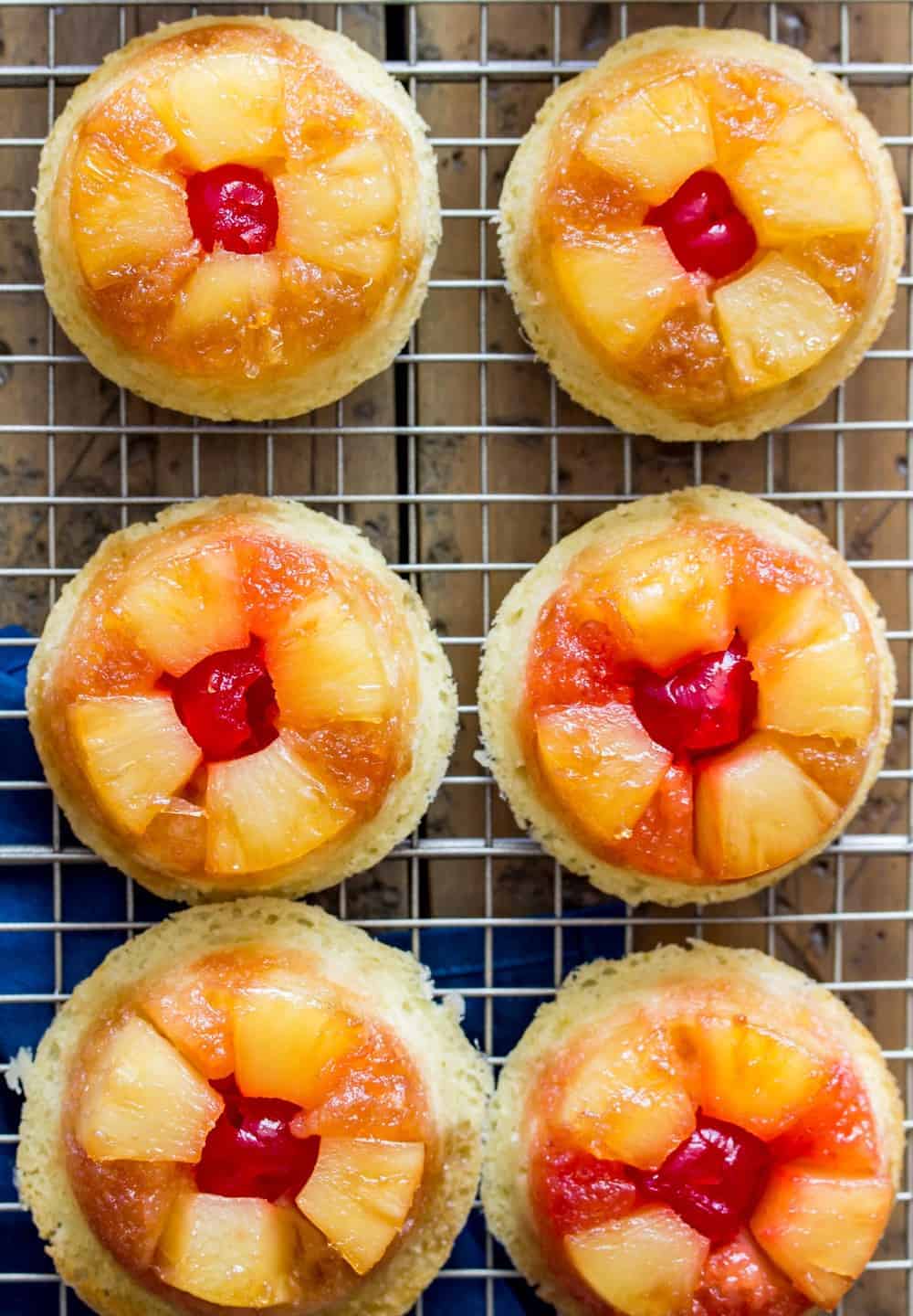 pineapple upside-down cupcakes