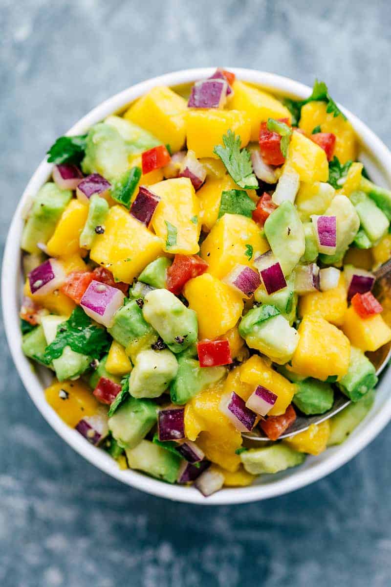 Mango Lime Avocado Salsa - 24