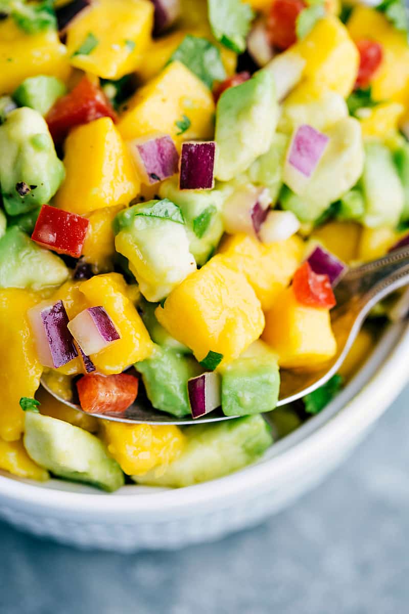 Mango Lime Avocado Salsa | The Recipe Critic