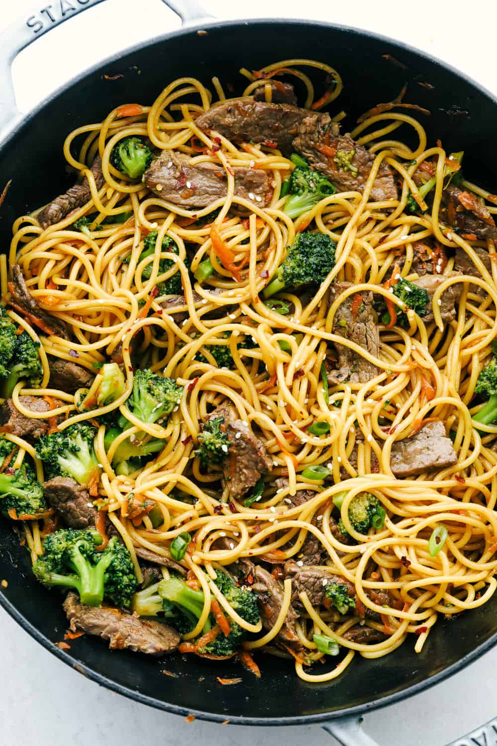 20 Minute Garlic Beef and Broccoli Lo Mein - 29