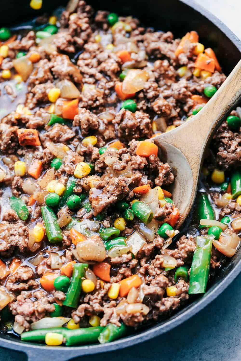 Skillet Sweet Potato Shepherds Pie - 1