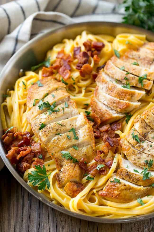 Pasta Puttanesca with Chicken - 16