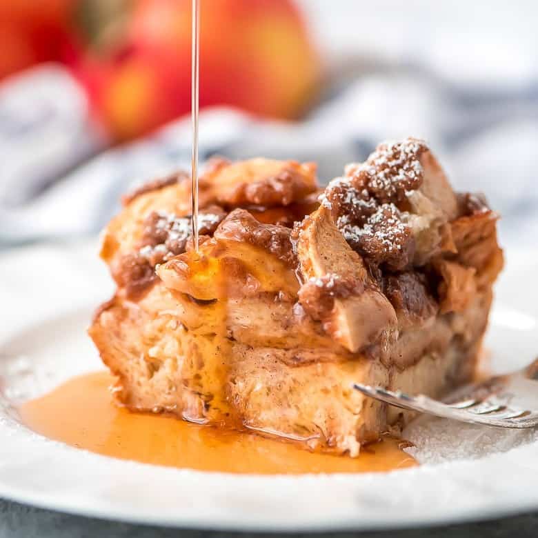 Overnight Cinnamon Apple French Toast Casserole - 88