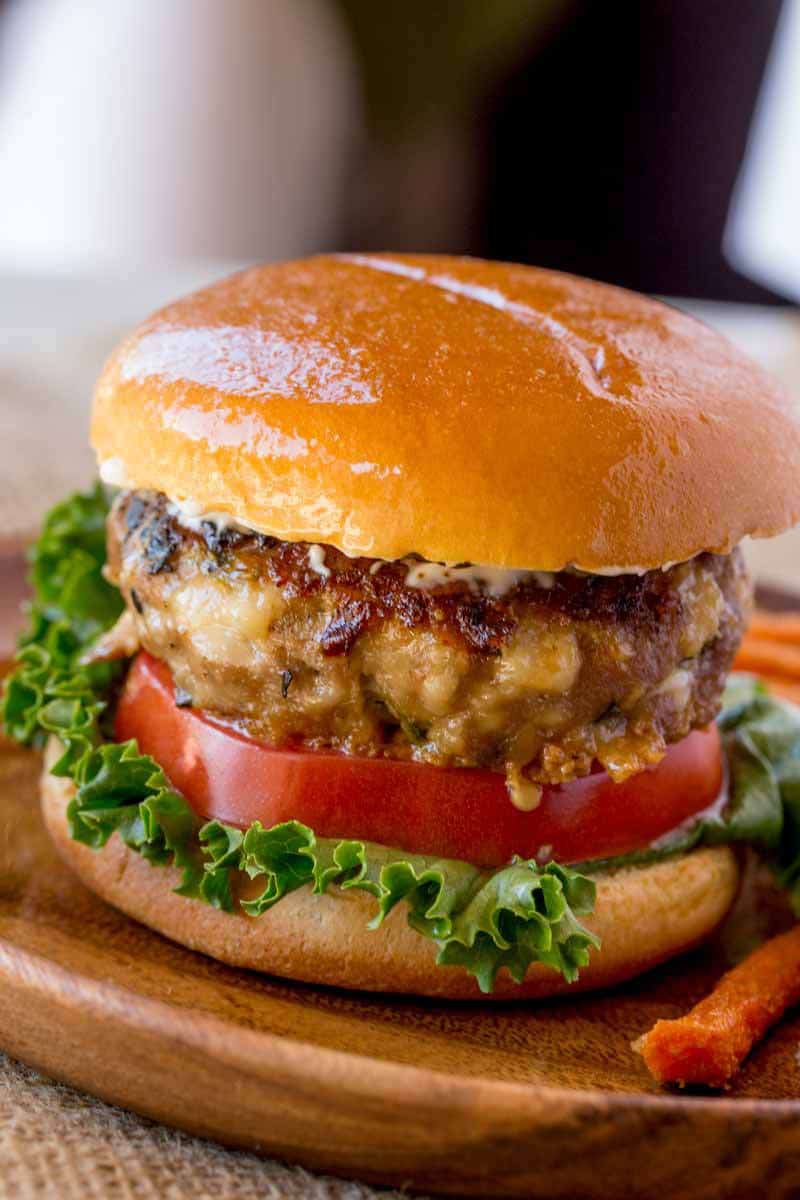 Spinach Feta Turkey Burgers Recipe Ocean