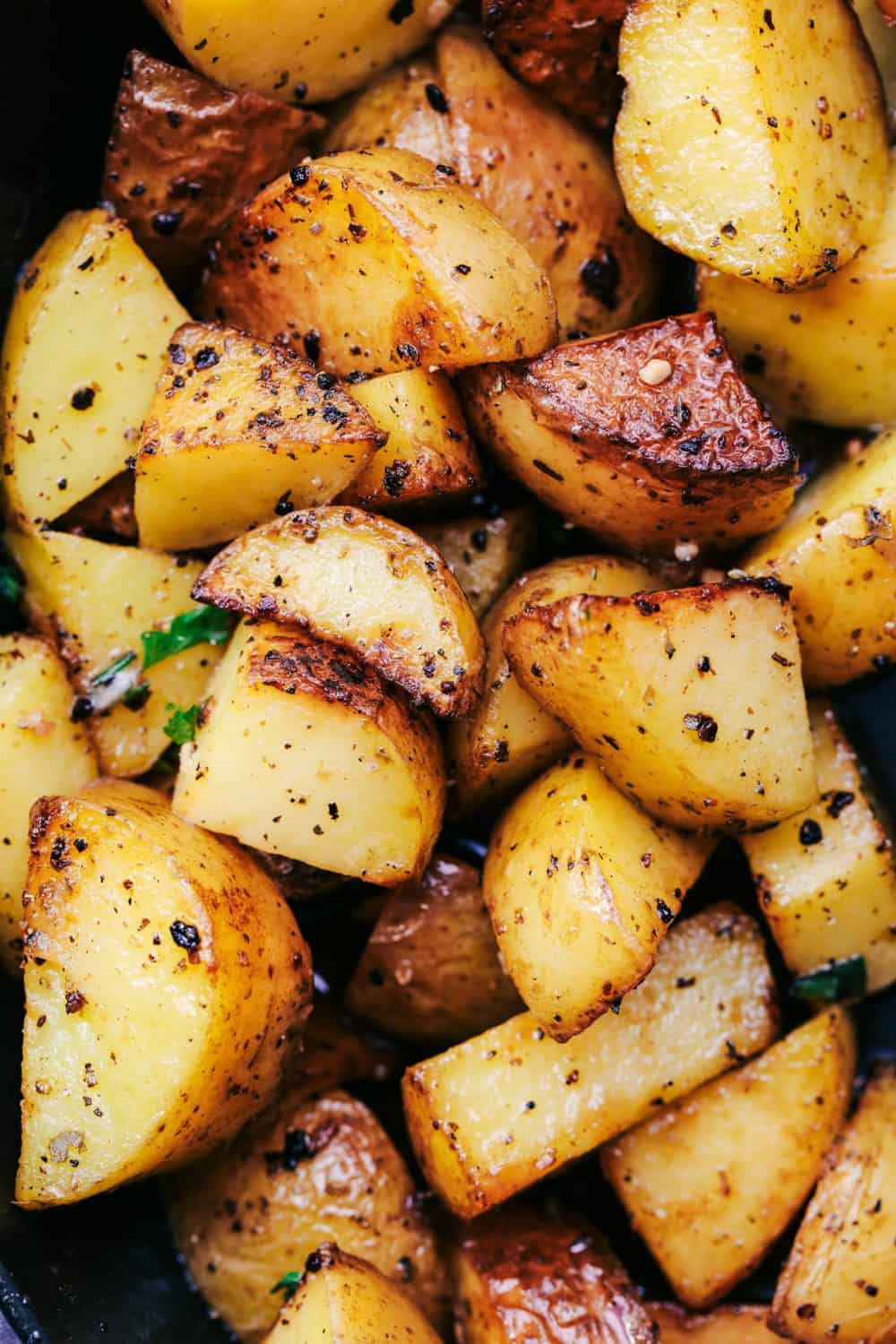 Skillet Garlic Butter Herb Steak and Potatoes - 57