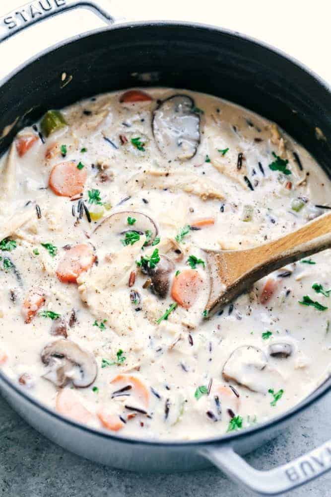 Creamy Turkey Wild Rice Soup | The Recipe Critic
